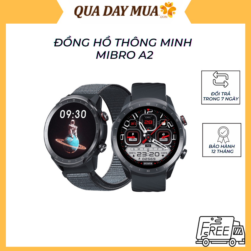 Đồng hồ thông minh Mibro A2 - XPAW015 - Hàng chính hãng - Bảo hành 12 tháng