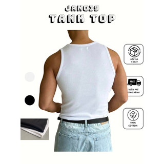 Áo ba lỗ thun gân co giãn ôm sát cơ thể