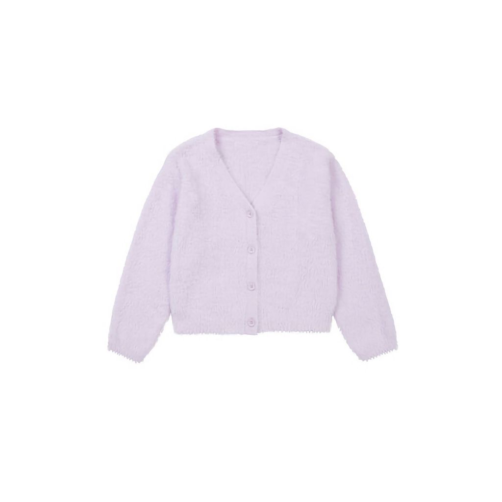 Khoác Cardigan Topte/\/ dành cho bé. Đẹp và chất. Màu light lavender cực cute. Hàng chính hãng, xịn 100%.