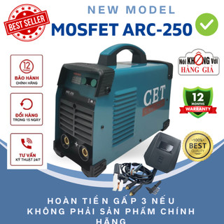 Máy hàn 3 bo mostfet cet arc - 250, máy hàn mosfet 250a bao kéo que 4mm cả ngày. bảo hành toàn quốc 12 tháng