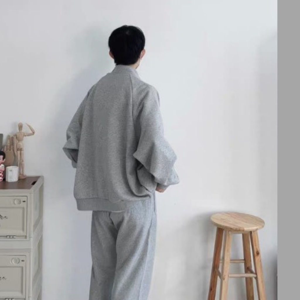 Áo khoác nỉ Stussy nam nữ cổ đứng khoá kéo,chất nỉ tag mác đầy đủ Qtk03 Latizia.vn