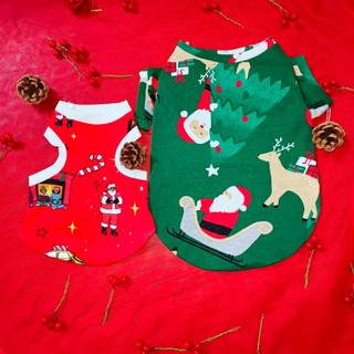 Áo cho chó mèo thú cưng, áo noel, áo ba lỗ, áo có tay cho thú cưng
