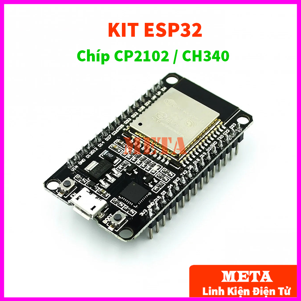 KIT ESP32 chip CP2102/CH340 thu phát wifi bluetooth 30 chân