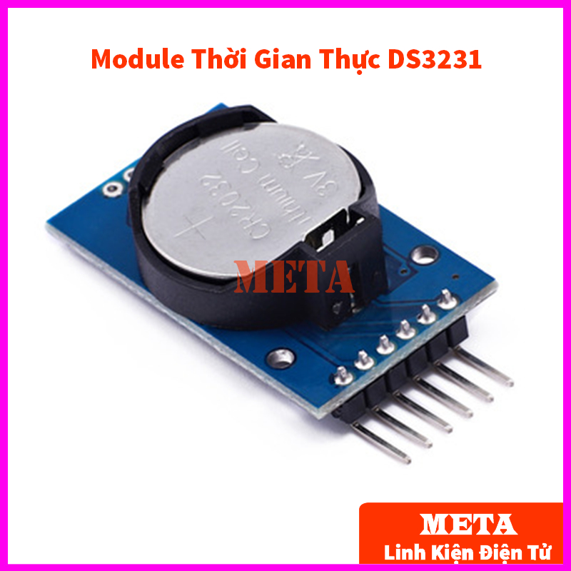 Module thời gian thực DS3231 AT24C02 độ chính xác cao (KÈM PIN)