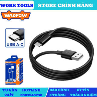 Wadfow dây cáp sạc usb type-a sang type-c 1m wub1501