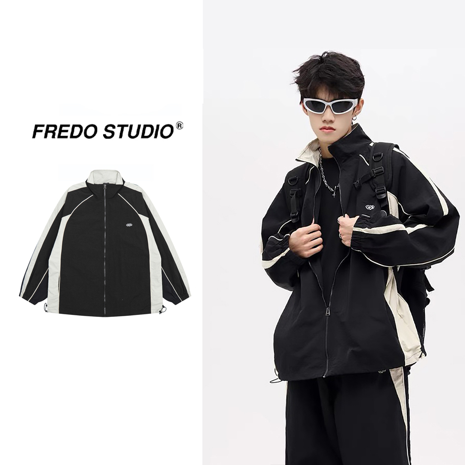 Áo Khoác Gió Unisex Retro Hàn Quốc Local Brand Design Studio Jacket Fredo Menwear