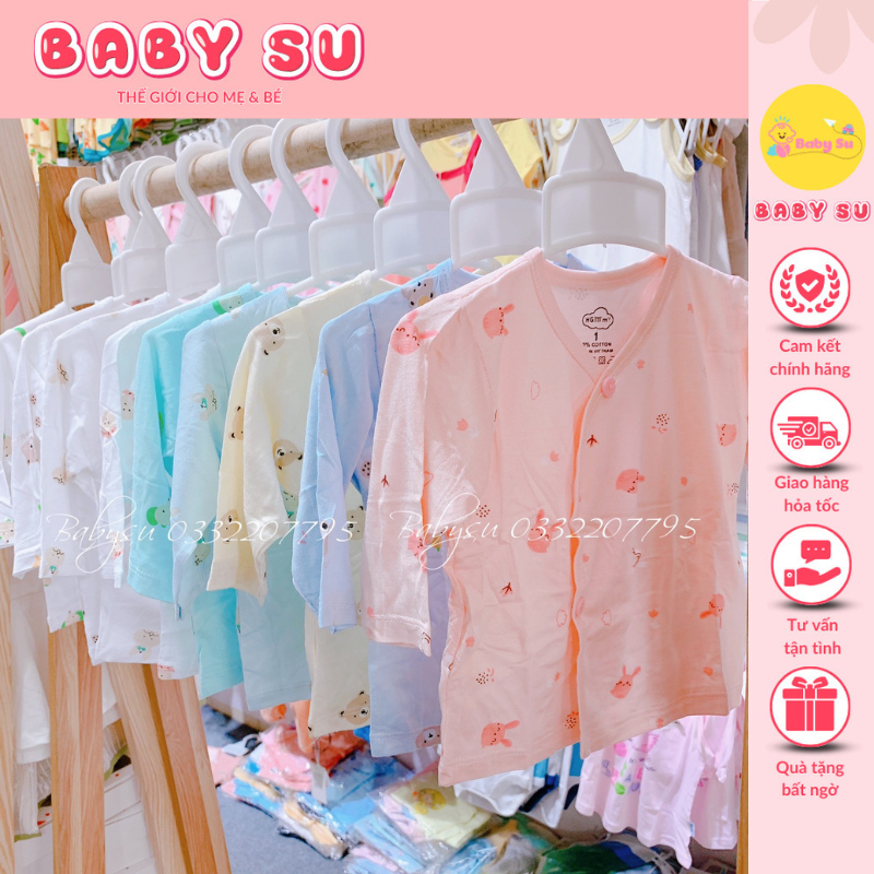 Áo Tay Dài Thun Lạnh Cho Bé Trai - Bé Gái (Từ Sơ Sinh Đến 10Kg) -Baby Su