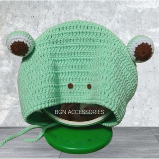 Nón ếch len handmade kute