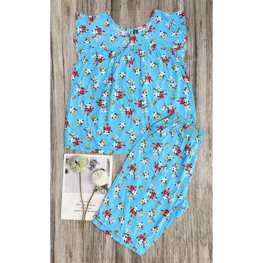 Đồ Bộ Lửng Lanh Tole Dành Cho Nữ Và Trung Niên Mặc Nhà VNXK ABCASUAL M2