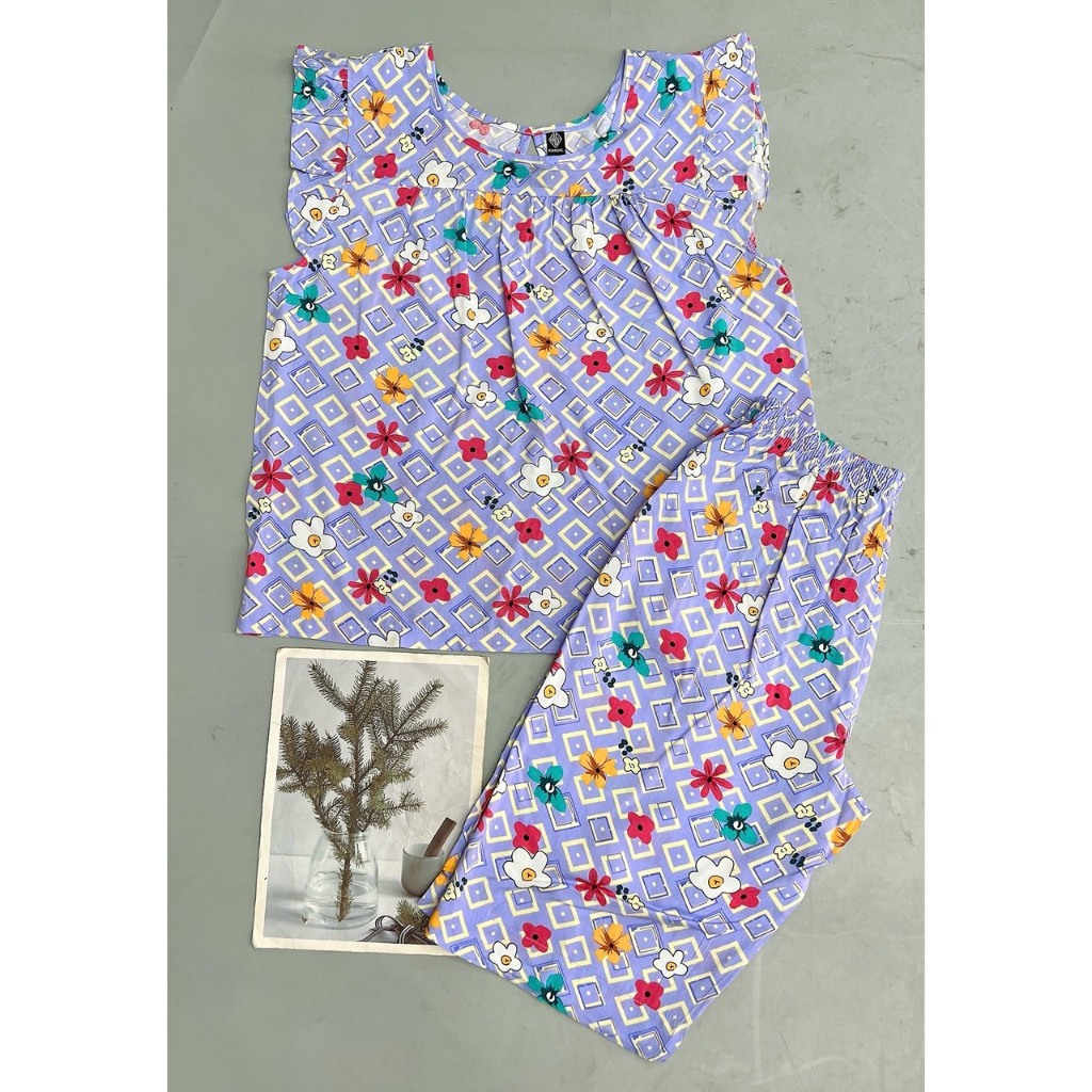 Đồ Bộ Lửng Lanh Tole Dành Cho Nữ Và Trung Niên Mặc Nhà VNXK ABCASUAL M2