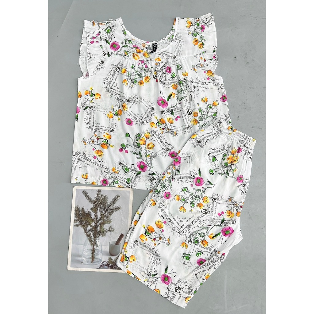 Đồ Bộ Lửng Lanh Tole Dành Cho Nữ Và Trung Niên Mặc Nhà VNXK ABCASUAL M2