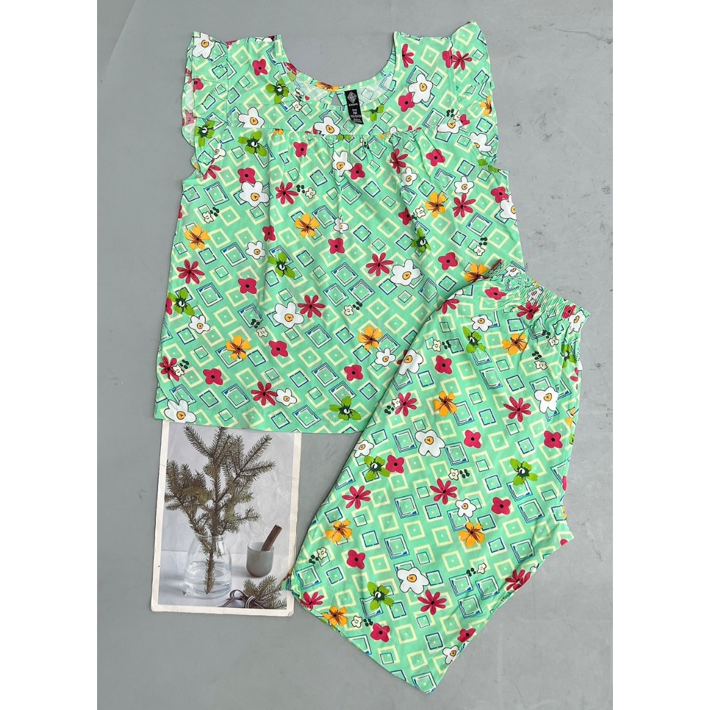 Đồ Bộ Lửng Lanh Tole Dành Cho Nữ Và Trung Niên Mặc Nhà VNXK ABCASUAL M2