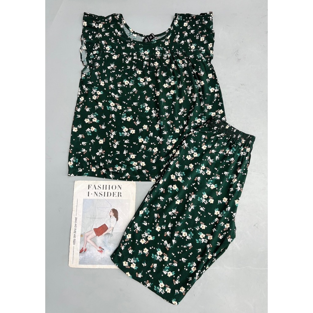 Đồ Bộ Lửng Lanh Tole Dành Cho Nữ Và Trung Niên Mặc Nhà VNXK ABCASUAL M2