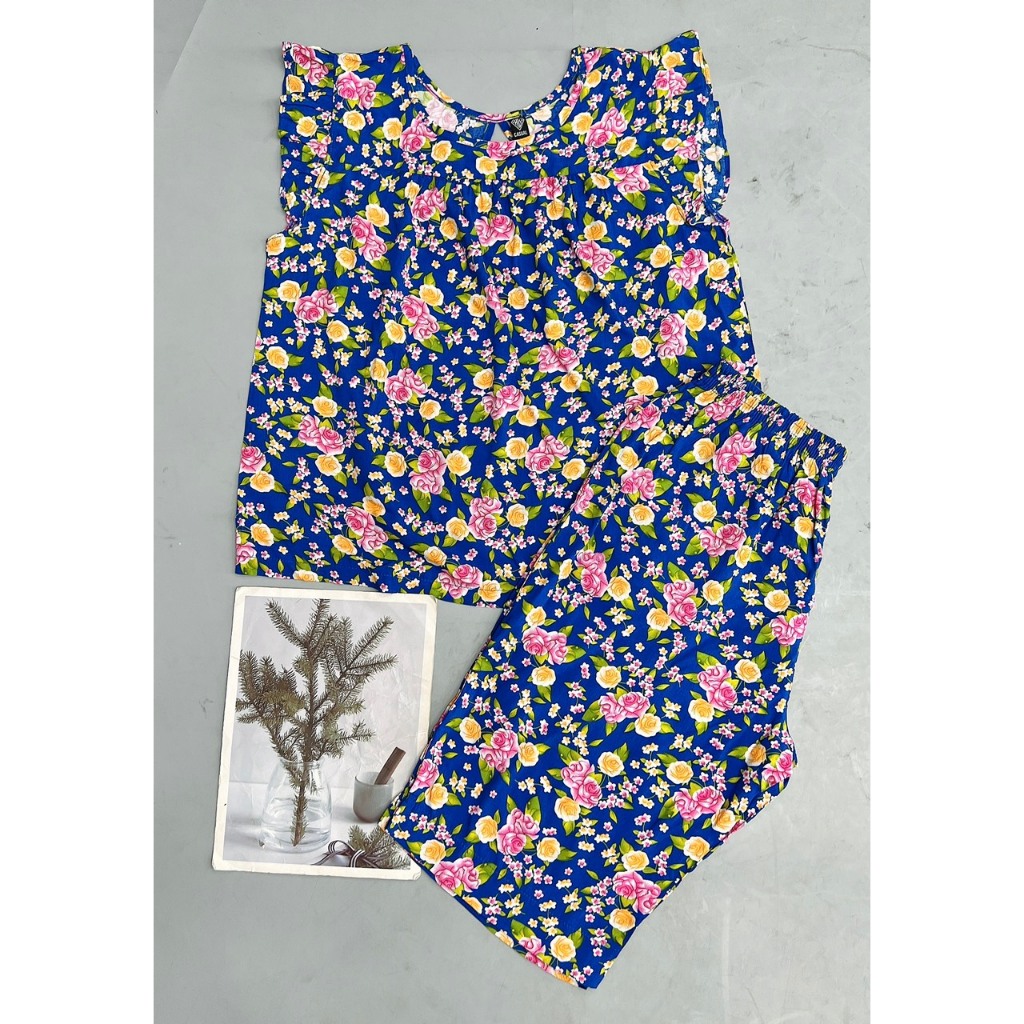 Đồ Bộ Lửng Lanh Tole Dành Cho Nữ Và Trung Niên Mặc Nhà VNXK ABCASUAL M2