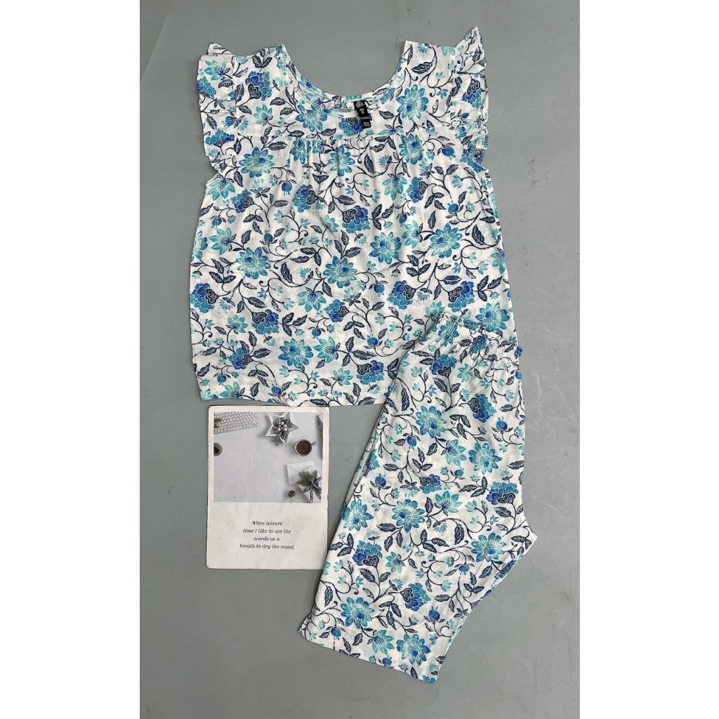 Đồ Bộ Lửng Lanh Tole Dành Cho Nữ Và Trung Niên Mặc Nhà VNXK ABCASUAL M2