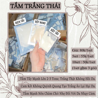 [Lẻ 1Set] Tắm Trắng Thái-Tẩy Mạnh Không Quỳnh Quang [NGHIÊM HIỀN COSMETIC]