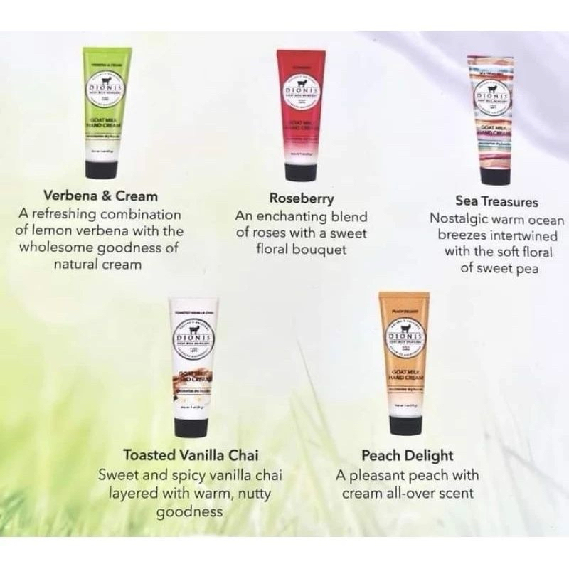 Kem dưỡng ẩm da tay Dionis Goat Milk Hand Cream 28g- tinh chất sữa dê 𝐔𝐒𝐀