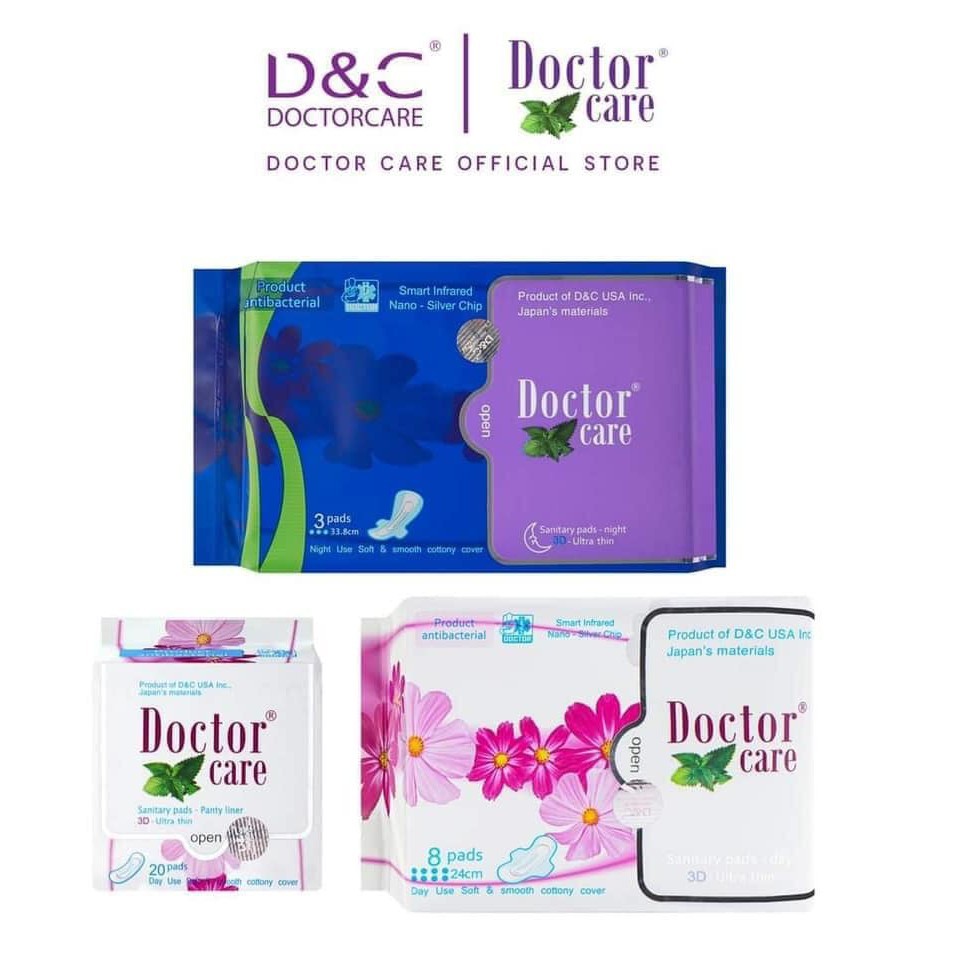 (Chính hãng) Băng Vệ Sinh Doctor Care Ban Ngày, Hàng Ngày, Ban Đêm