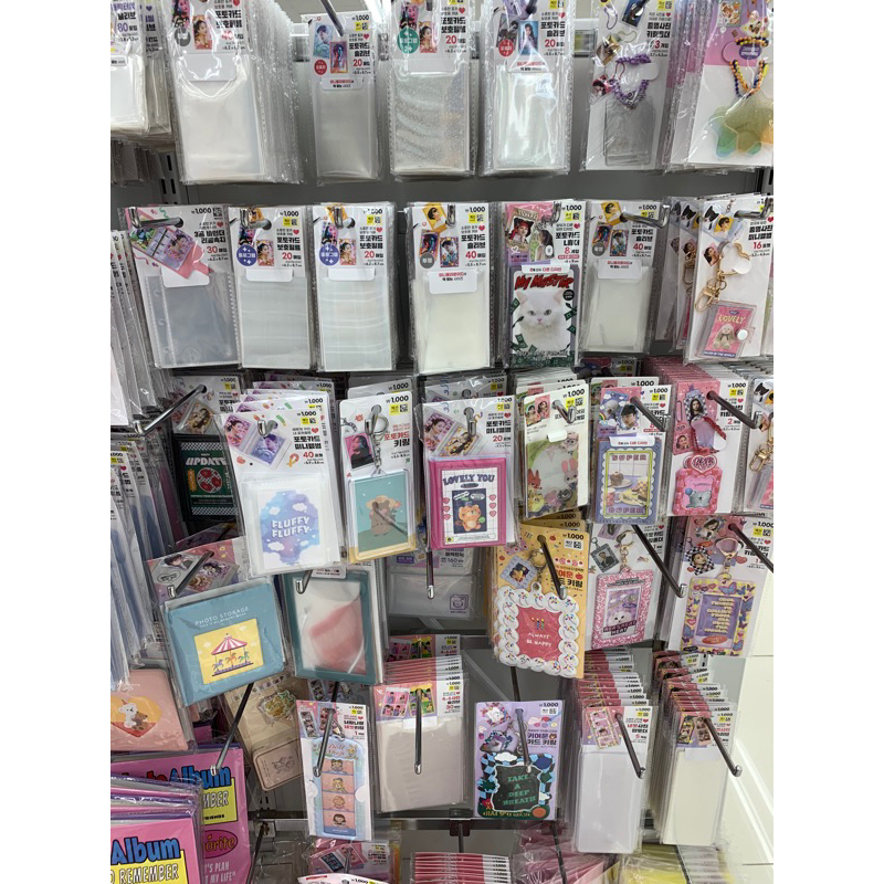 Túi đựng thẻ, sleeve thường, lấp lánh, id card - Daiso HQ
