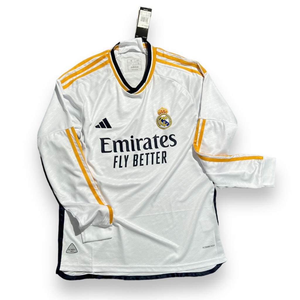 Bộ Quần Áo Bóng Đá/ Áo Đá Banh CLB Real Madrid Sân Nhà _ Mẫu dài Tay Hàng Đẹp