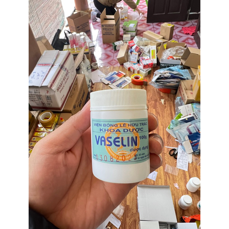 Kem sáp nẻ Vaselin Viện bỏng quốc gia , Bôi nẻ, viêm da, khô da, an toàn cho bé, phụ nữ mang thai