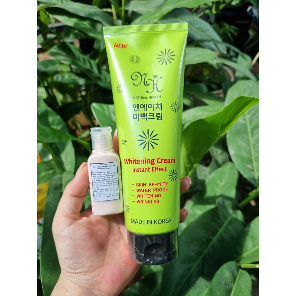 Kem Dưỡng Trắng Da Nâng Tone Da Tức Thì Cho Toàn Thân NH Whitening Cream 250ml