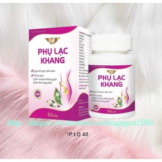 PHỤ LẠC KHANG Kingphar Hộp 40 viên  - Giúp bổ khí dưỡng huyết, điều hòa kinh nguyệt