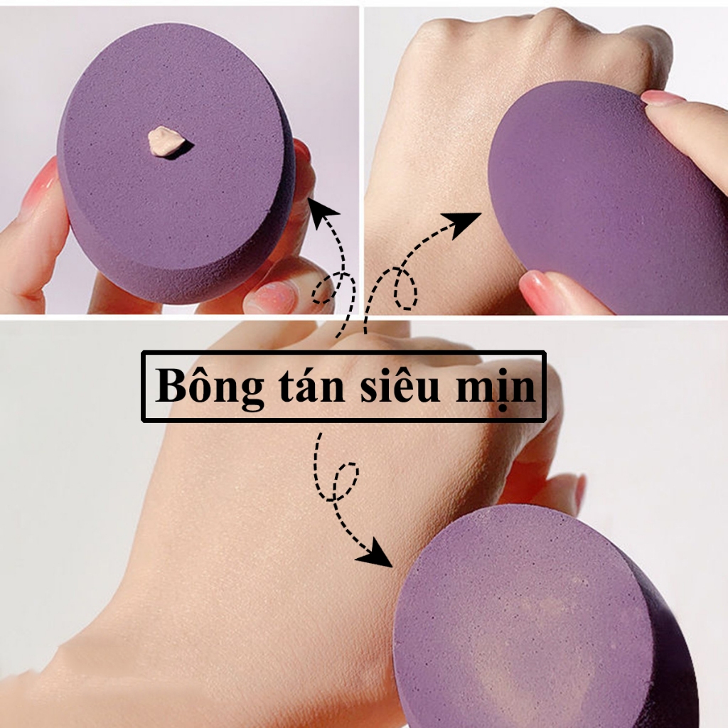 Bông mút tán nền Jelly Party hình Giọt Nước - Trứng Vát - Hồ Lô siêu mịn