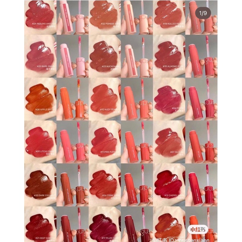 Son Tint Lì Romand Juicy Lasting Tint NEW 2019 13 16 19 20 23 24 29