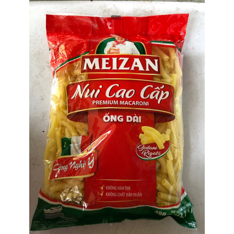 Combo  3 gói Nui cao cấp ống dài 400g