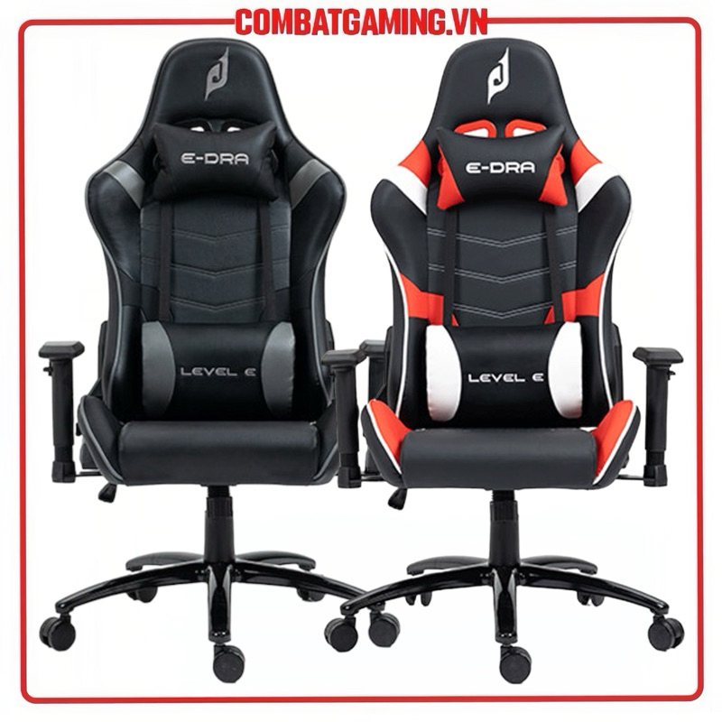 Ghế Gaming E-Dra Level E EGC229 Black Grey Hàng Chính Hãng