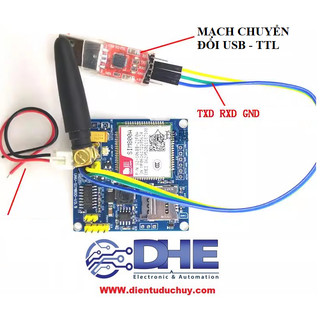 MODULE SIM800A (BẢN NÂNG CẤP TỪ SIM900A) - TRUYỀN DỮ LIỆU KHÔNG DÂY QUA SMS/GSM/GPRS