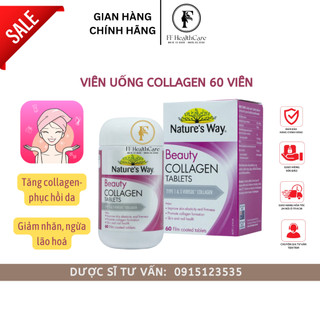 Viên uống Collagen Nature's way 60 viên- Viên uống đẹp da, trẻ hoá da, trắng da