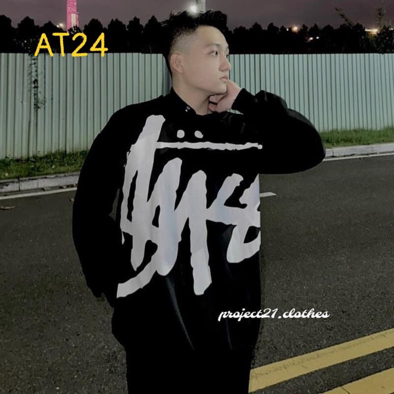 Áo nỉ cổ tròn các mẫu  unisex nam nữ dày dặn THA588