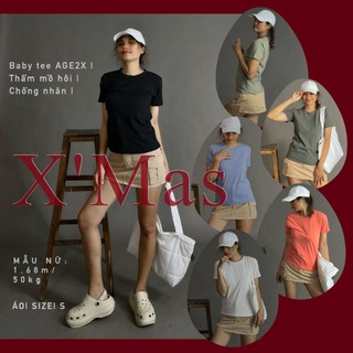 8 Màu Áo thun trơn AGE2X Chính hãng hot hit