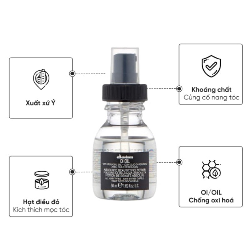 Tinh dầu dưỡng tóc Davines OI Oil