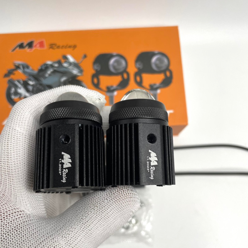 Đèn Trợ Sáng Mini Bi Cầu Mini MA Xe Máy Chính Hãng Nguồn Nhôm