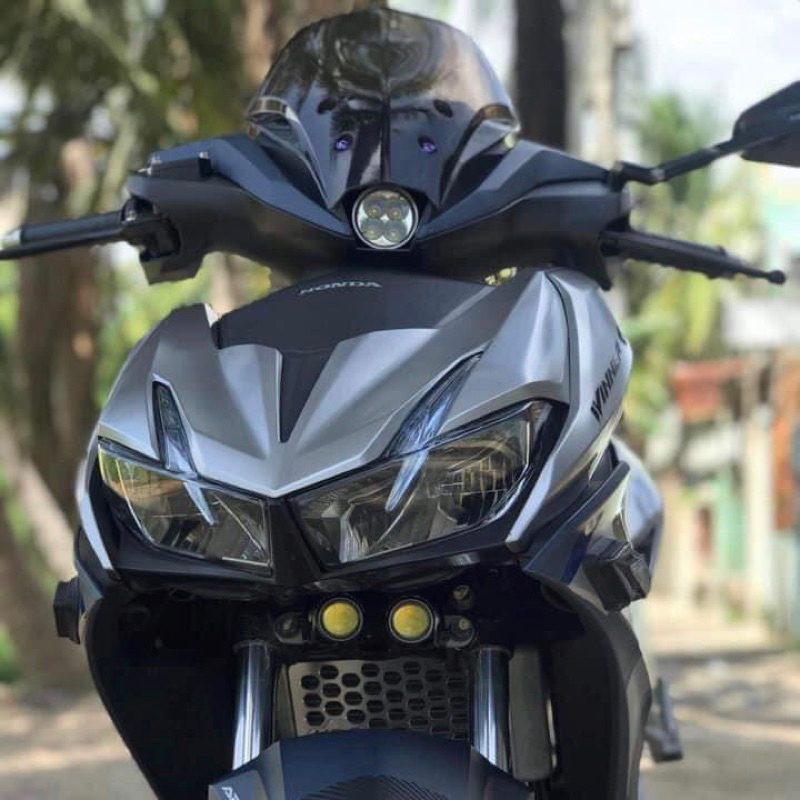 Đèn Trợ Sáng Mini Bi Cầu Mini MA Xe Máy Chính Hãng Nguồn Nhôm