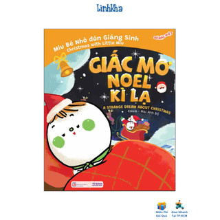 Sách ehon song ngữ - miu bé nhỏ đón giáng sinh - giấc mơ noel kì lạ