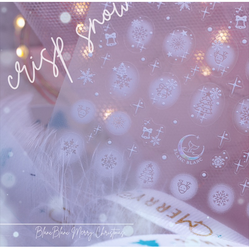 Blanc Blanc - Sticker nails Noel, giáng sinh