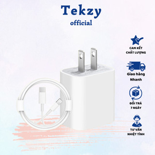 Củ sạc pd 20w cho ip 6/7/8/8plus/x/xsmax/11/11promax/12promax/13/13promax/14plus - tekzy