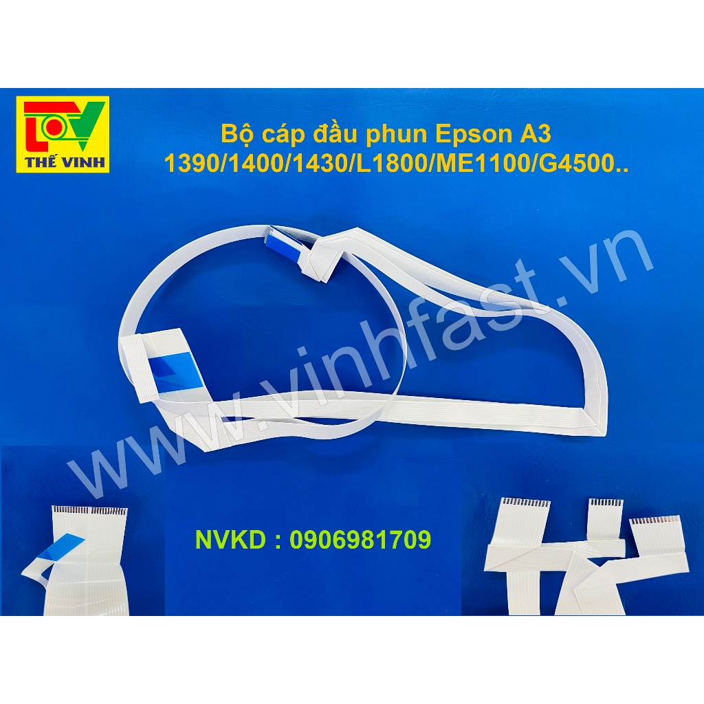 Bộ cáp đầu phun máy in màu A3 EPSON 1390/1400/1430/L1800/ME1100/G4500