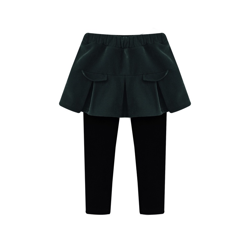 Chân váy nhung kèm legging lót nỉ Bebezoo siêu ấm BEC4SK101