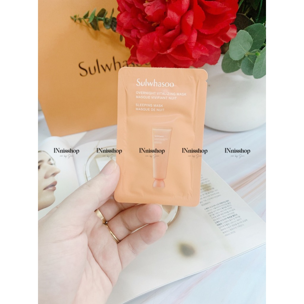 Mặt nạ ngủ dưỡng ẩm Sulwhasoo Overnight Vitalizing Mask sample