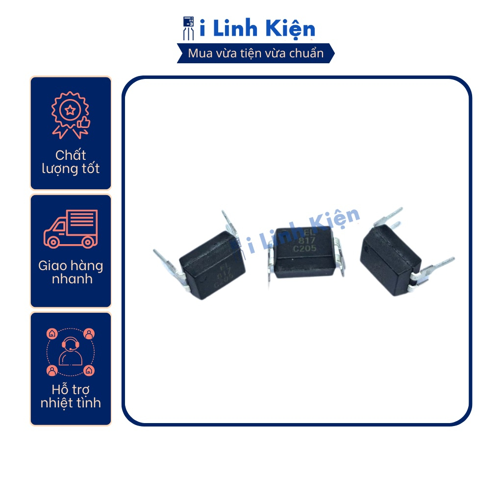 Ic quang PC817 PC817C DIP-4/SOP-4 loại thường/chính hãng Sharp