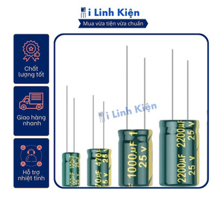 Tụ hóa 25v 47uf-4700uf tần số cao