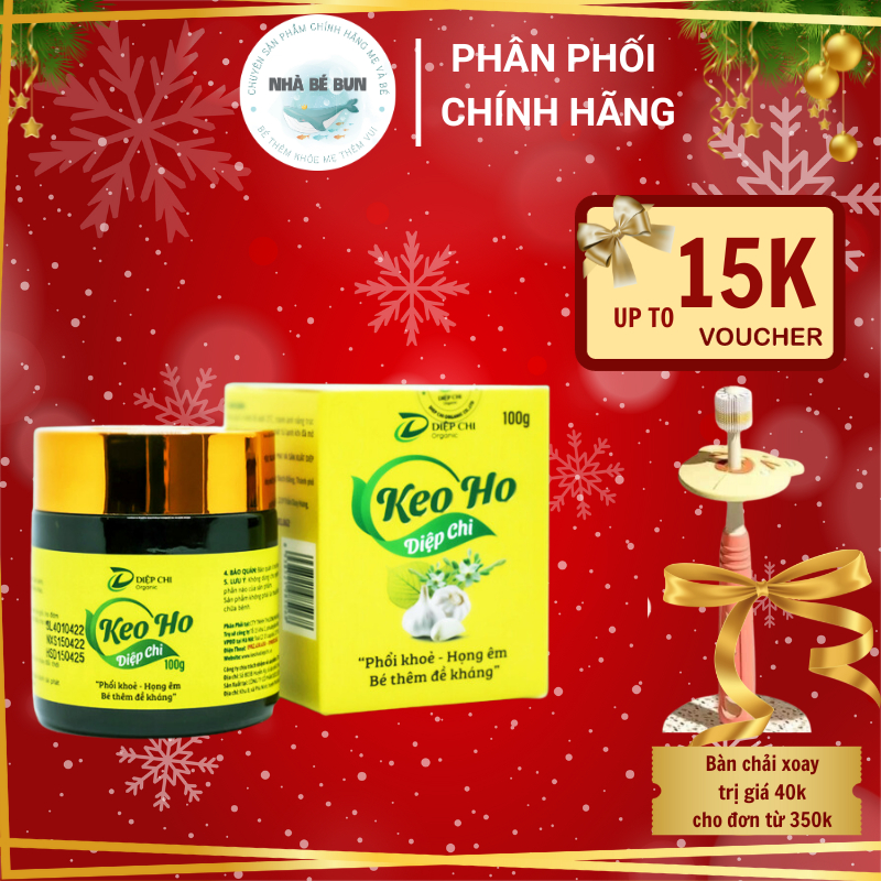 (Chính hãng - Mã Giảm 45k) Keo ho Diệp Chi Giảm Ho, Hắt Hơi, Sổ Mũi, Nâng Cao Đề Kháng An Toàn Cho Bé.