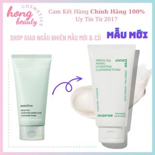 Mẫu mới - sữa rửa mặt green tea cleansing foam innisfree 150ml