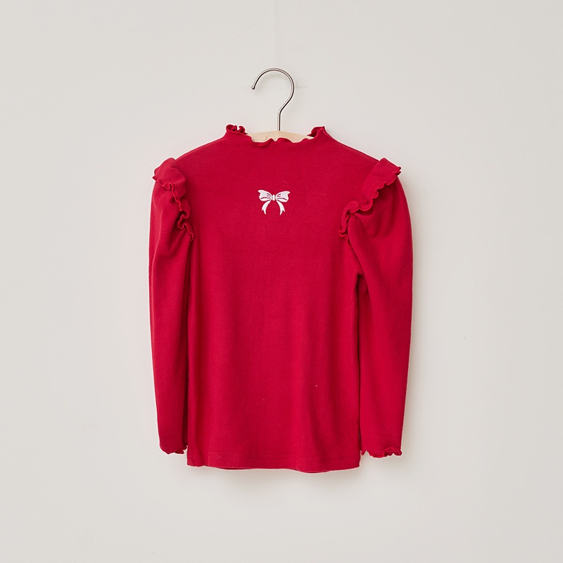 Áo thun giữ nhiệt Bebezoo thêu nơ cho bé BEC4TS103