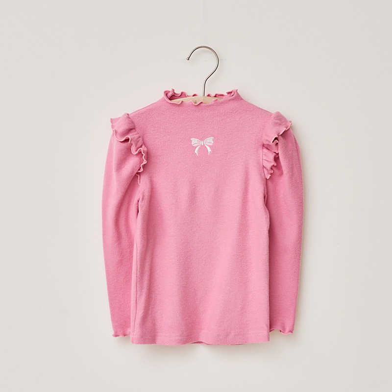 Áo thun giữ nhiệt Bebezoo thêu nơ cho bé BEC4TS103